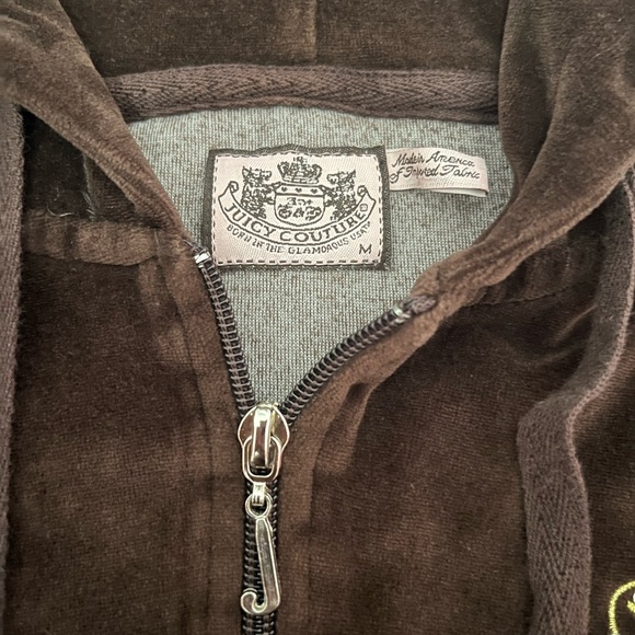 Vintage Juicy Couture Cropped Hoodie - Picture 3 of 5
